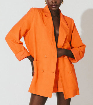 Prescott Jacket | Tigerlily Orange - Cleobella - Color Game