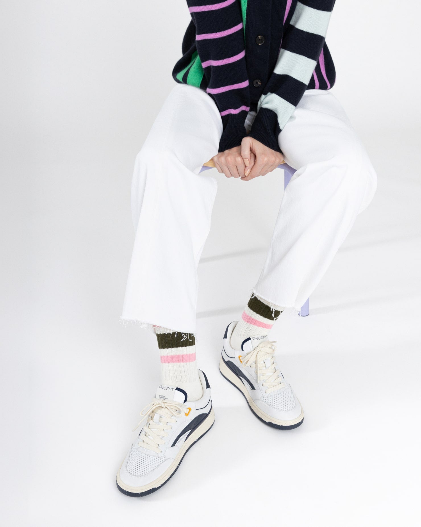 Preston Retro Court Sneaker Indigo - Oncept - COLOR GAME