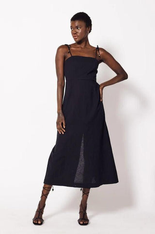 Primrose Midi Dress Black - Cleobella - COLOR GAME