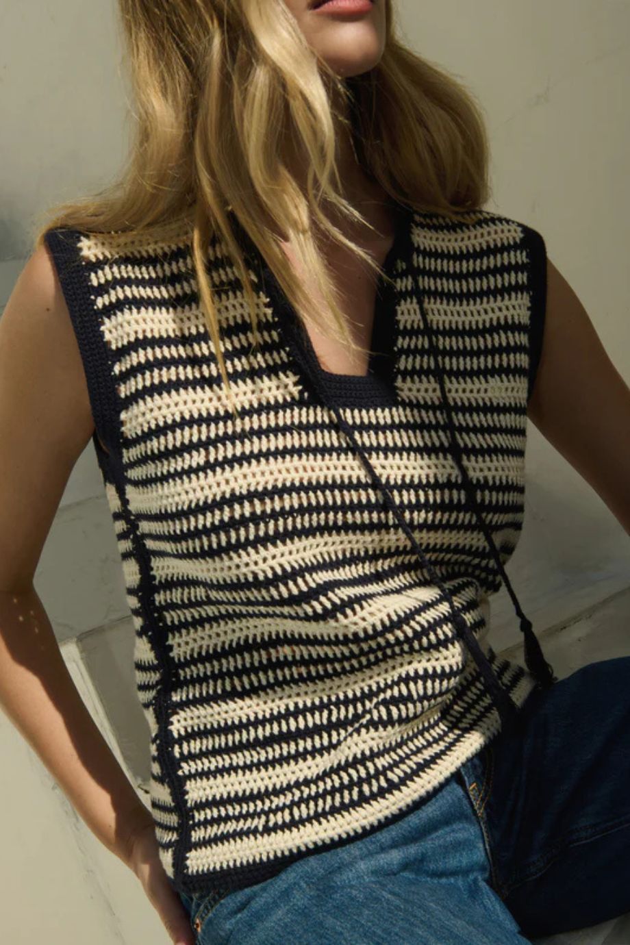 Priscilla Crochet Tank - Nation Los Angeles - COLOR GAME