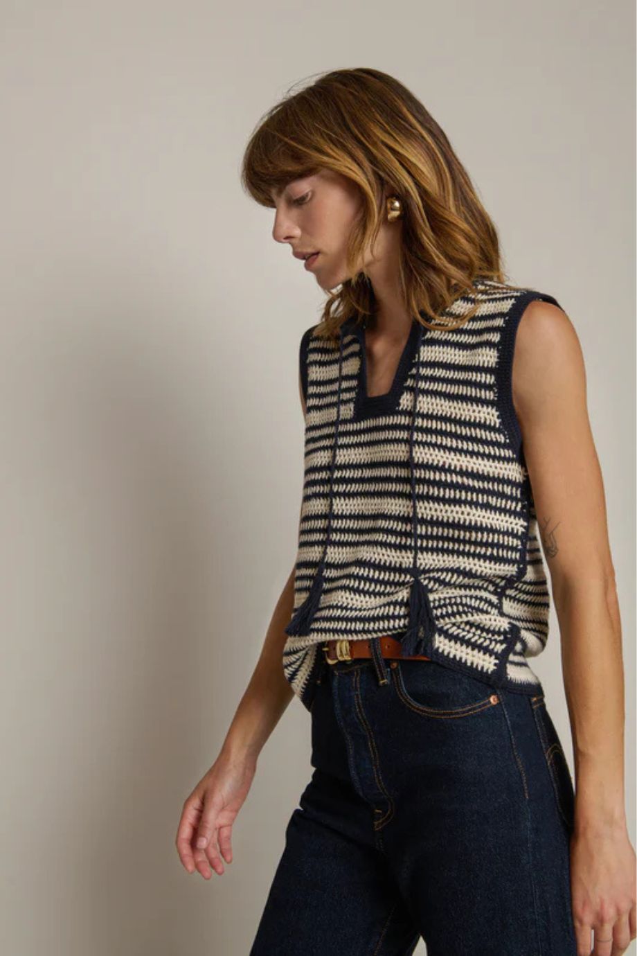 Priscilla Crochet Tank - Nation Los Angeles - COLOR GAME