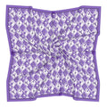 Purple + Black Checkerboard Gameday Scarf - Swells - COLOR GAME