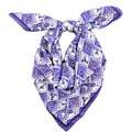 Purple + Black Checkerboard Gameday Scarf - Swells - COLOR GAME