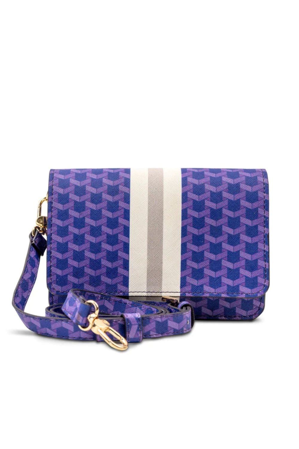 Purple Game Day Stadium Bag - Main and Exchange - COLOR GAME