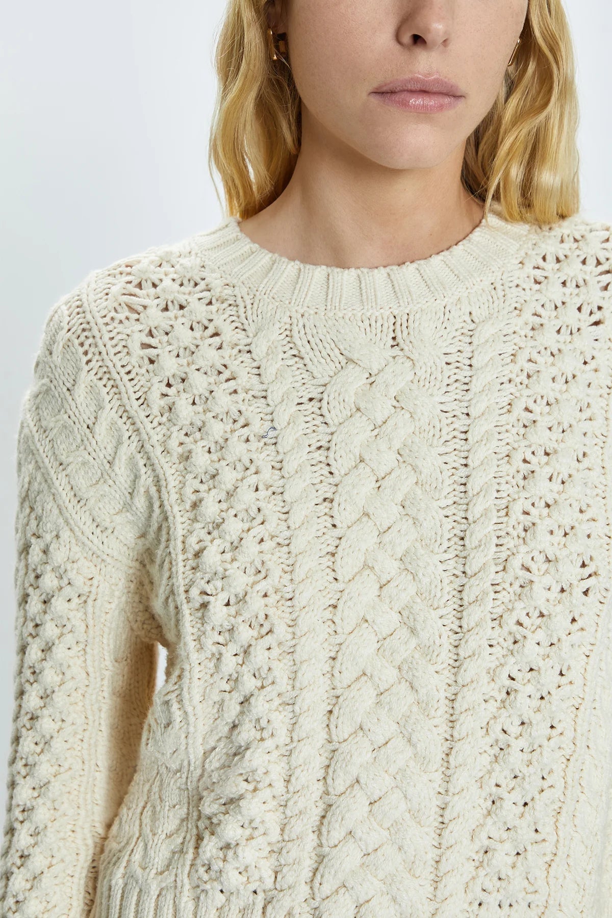 Quinn Sweater Ivory - Pistola - COLOR GAME