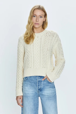 Quinn Sweater Ivory - Pistola - COLOR GAME