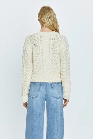 Quinn Sweater Ivory - Pistola - COLOR GAME