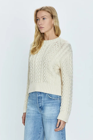 Quinn Sweater Ivory - Pistola - COLOR GAME