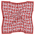 Red + Black Checkerboard Gameday Scarf - Swells - COLOR GAME