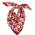 Red + Black Checkerboard Gameday Scarf - Swells - COLOR GAME