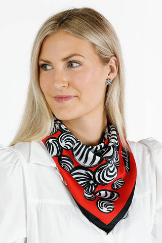 Red + Black Gameday Scarf - Swells - Color Game