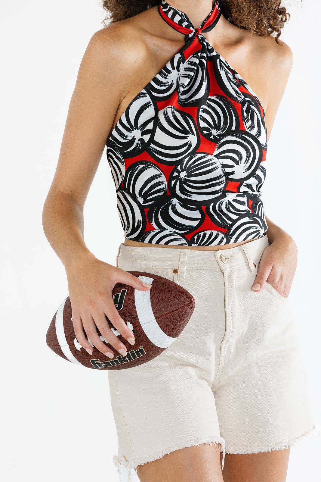 Red + Black Gameday Scarf - Swells - Color Game