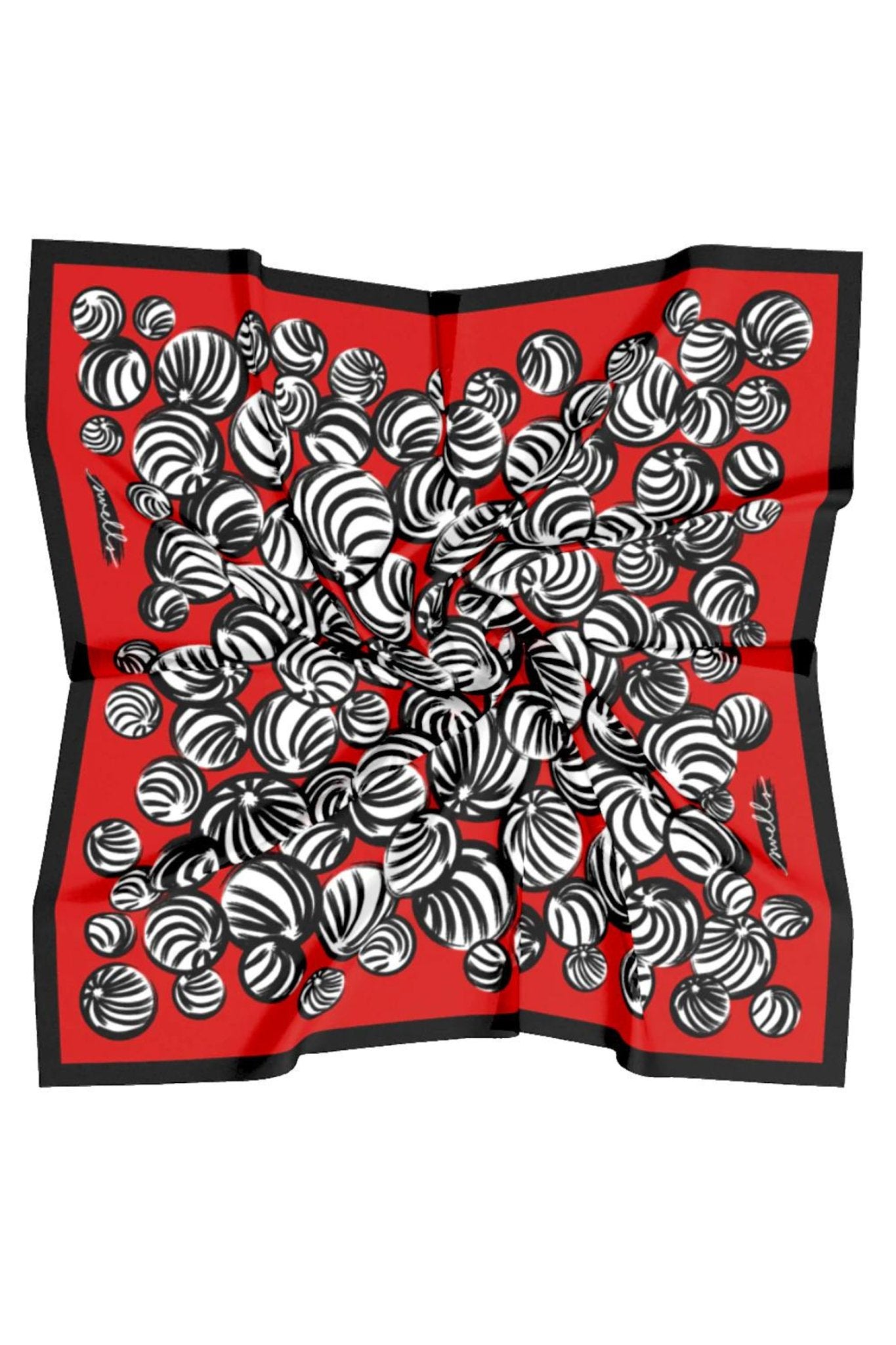 Red + Black Gameday Scarf - Swells - Color Game