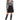 Rhinestone Mini Skirt Black - Allison New York - COLOR GAME