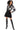 Rhinestone Mini Skirt Black - Allison New York - COLOR GAME