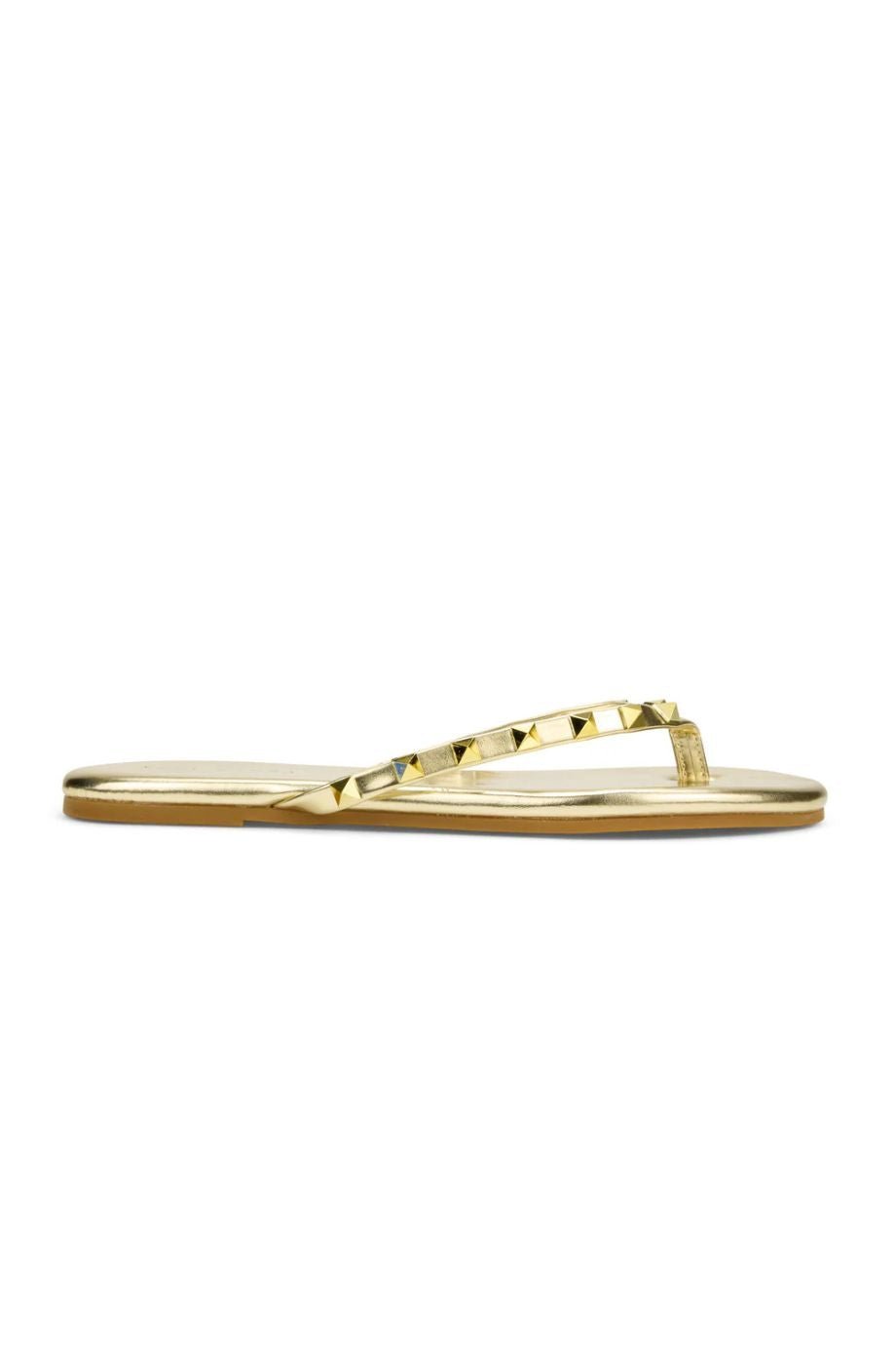 Rivington Stud Flip Flop Gold - Yosi Samra - COLOR GAME