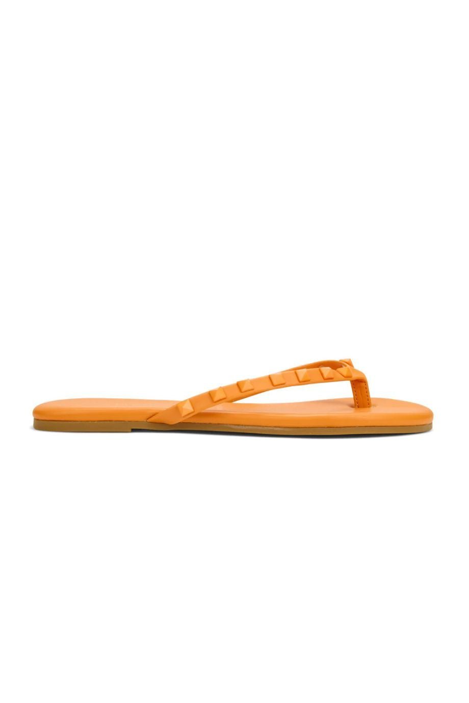 Rivington Stud Flip Flop Tangerine - Yosi Samra - COLOR GAME