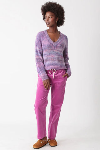 Roux Sweater Amethyst - Electric & Rose - COLOR GAME