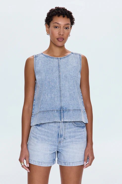 Rue Pop Over Swing Shirt Berkeley - FINAL SALE - Pistola - COLOR GAME