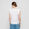 Ruffle Paulette Tank White - Nation LTD - COLOR GAME