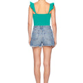 Ruffle Strap Top Nettle - Susana Monaco - Color Game