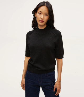 Sabel Metallic Sweater Black - Michael Stars - COLOR GAME