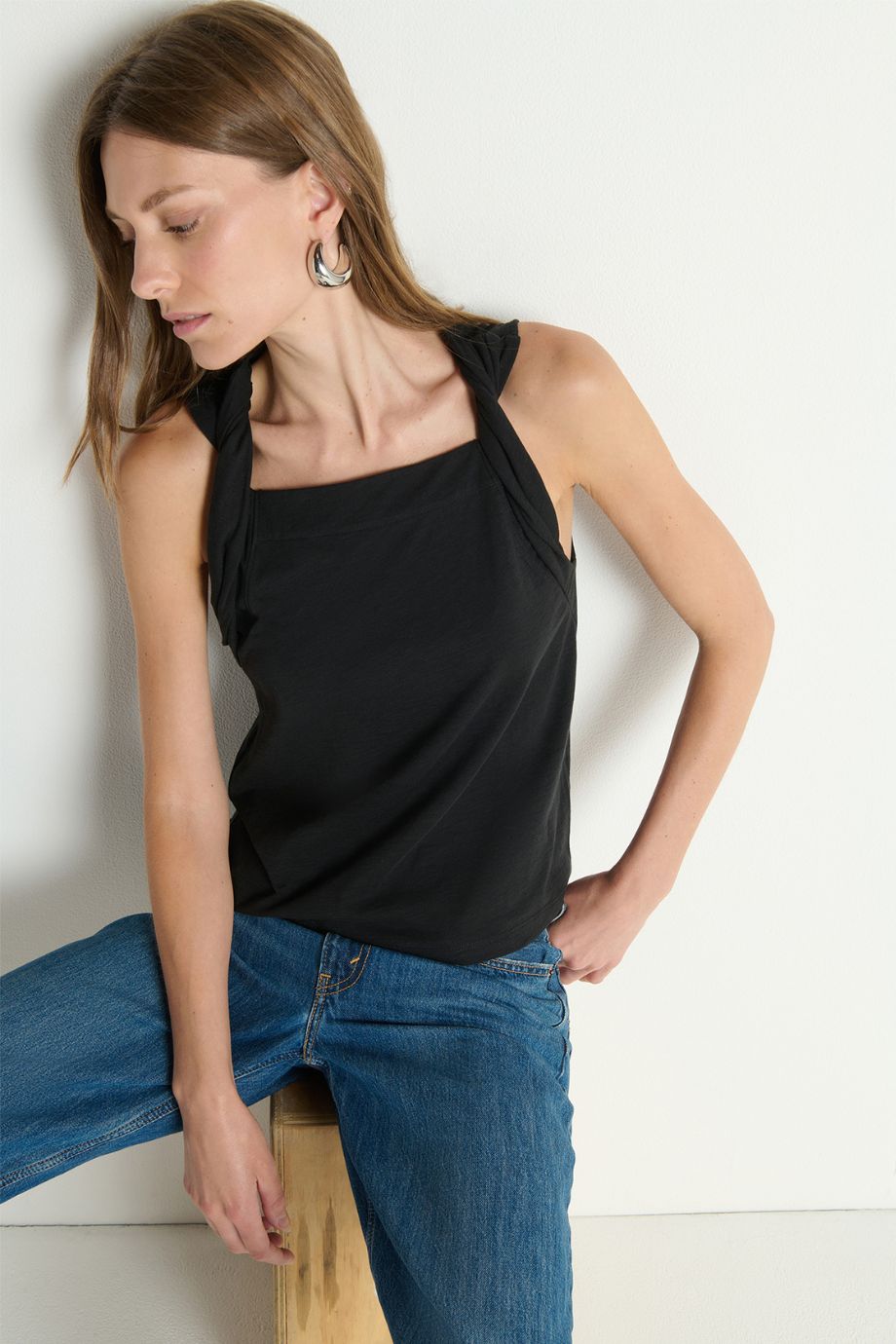 Sabrina Twist Strap Tank - Nation Los Angeles - COLOR GAME