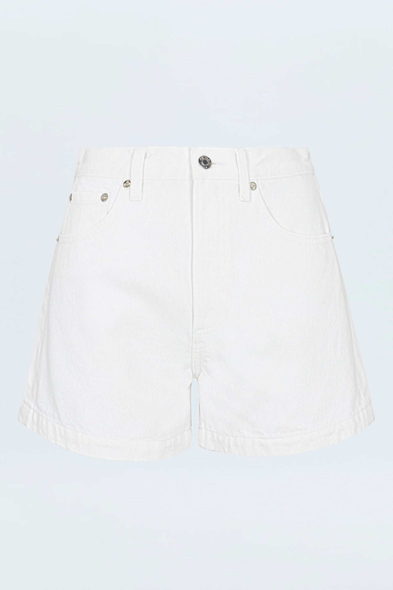 Saige High - Rise Shorts Polished White - Pistola - COLOR GAME