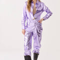 San Marino Metallic Linen Shirt Violet - Lanhtropy - Color Game