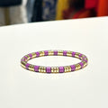 Santorini Stretch Bracelet Purple - Accessory Concierge - COLOR GAME