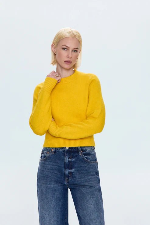 Sara Crewneck Sweater - Pistola - COLOR GAME