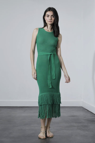 green dress with fringe Rachel Allan 70304 Prom Dress - Tangerine