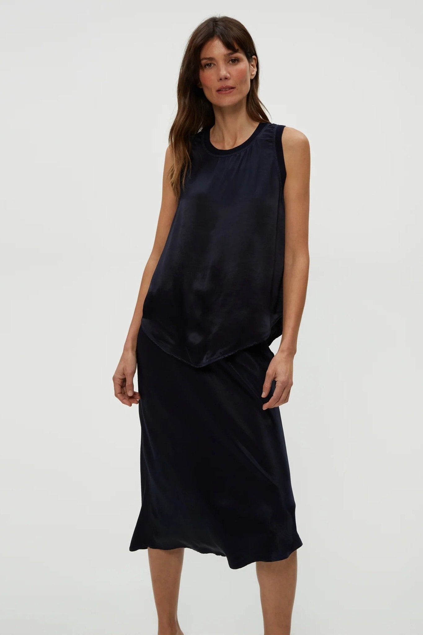 Shay Binding Tank Nocturnal - Michael Stars - COLOR GAME