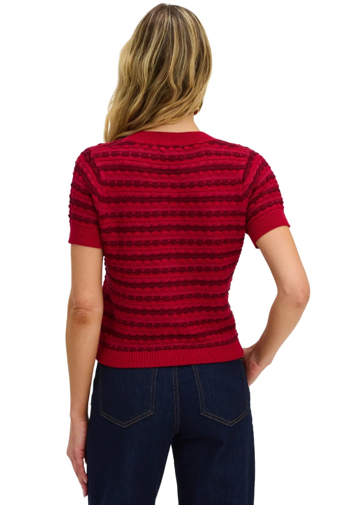 Short Sleeve Adelle Cardigan - Allison New York - COLOR GAME