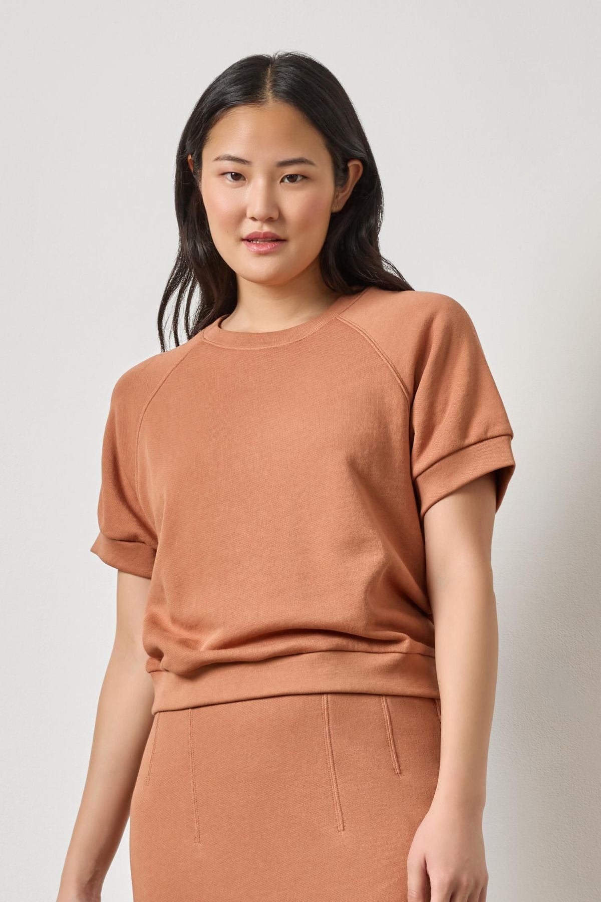Short Sleeve Terry Sweatshirt - Lilla P - COLOR GAME