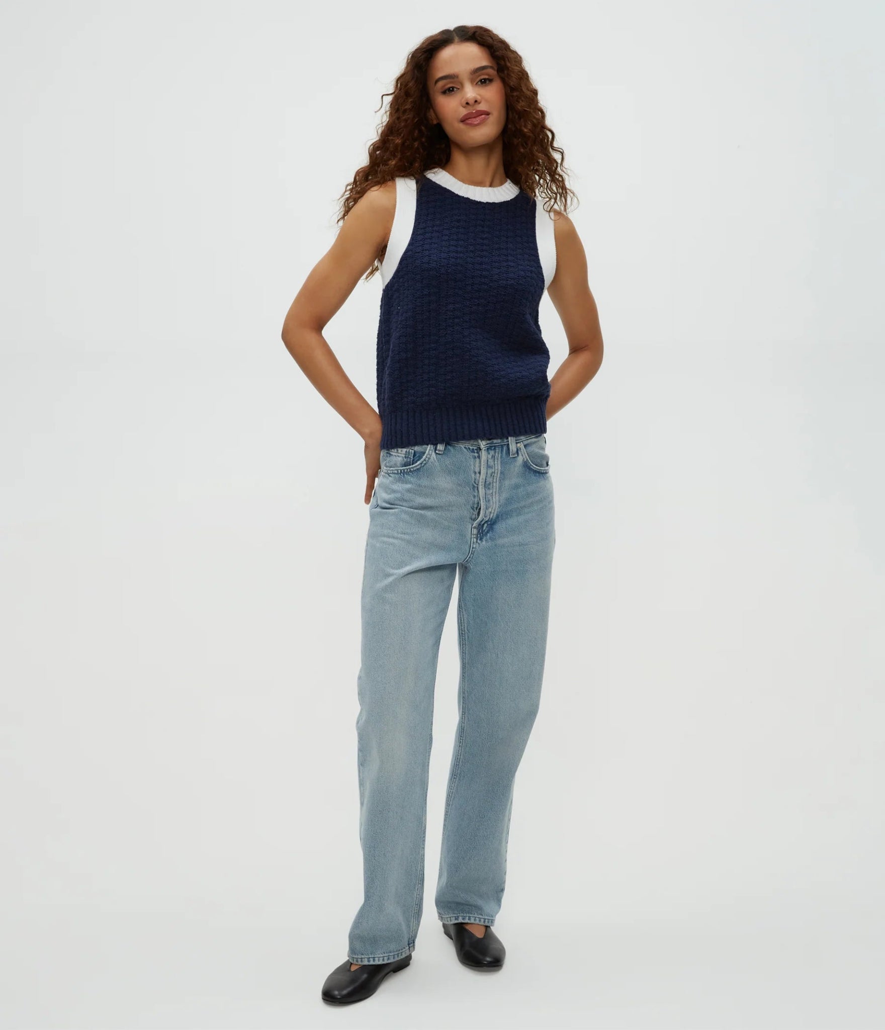 Sia Sleeveless Sweater Nocturnal - Michael Stars - COLOR GAME