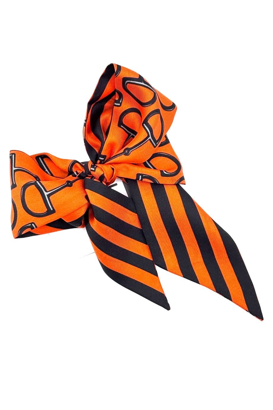 Signature Twilly Orange + Black - Gameday Luxe - COLOR GAME