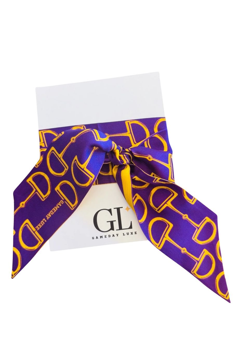 Signature Twilly Purple + Gold - Gameday Luxe - COLOR GAME