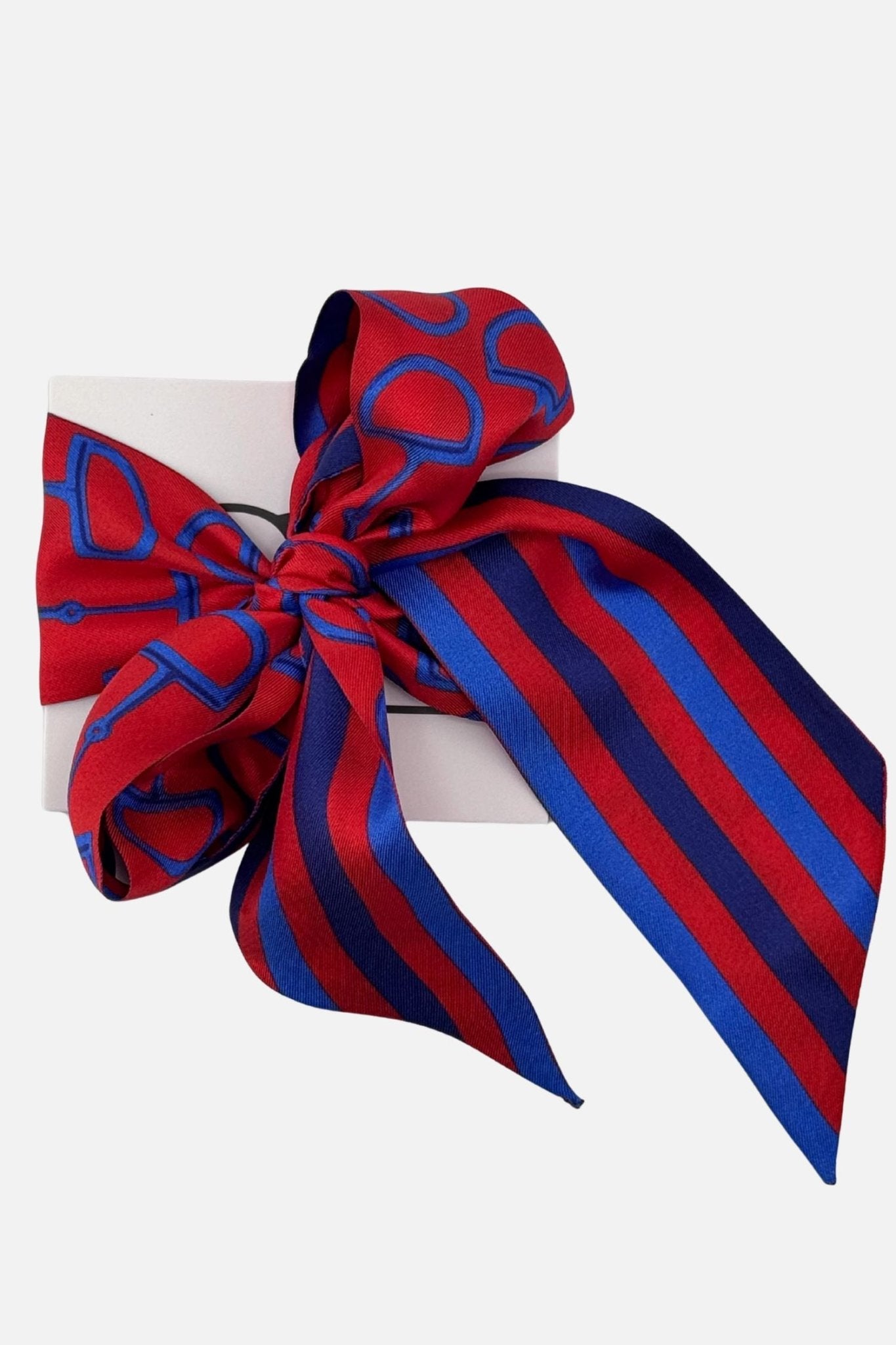 Signature Twilly Red + Blue - Gameday Luxe - COLOR GAME