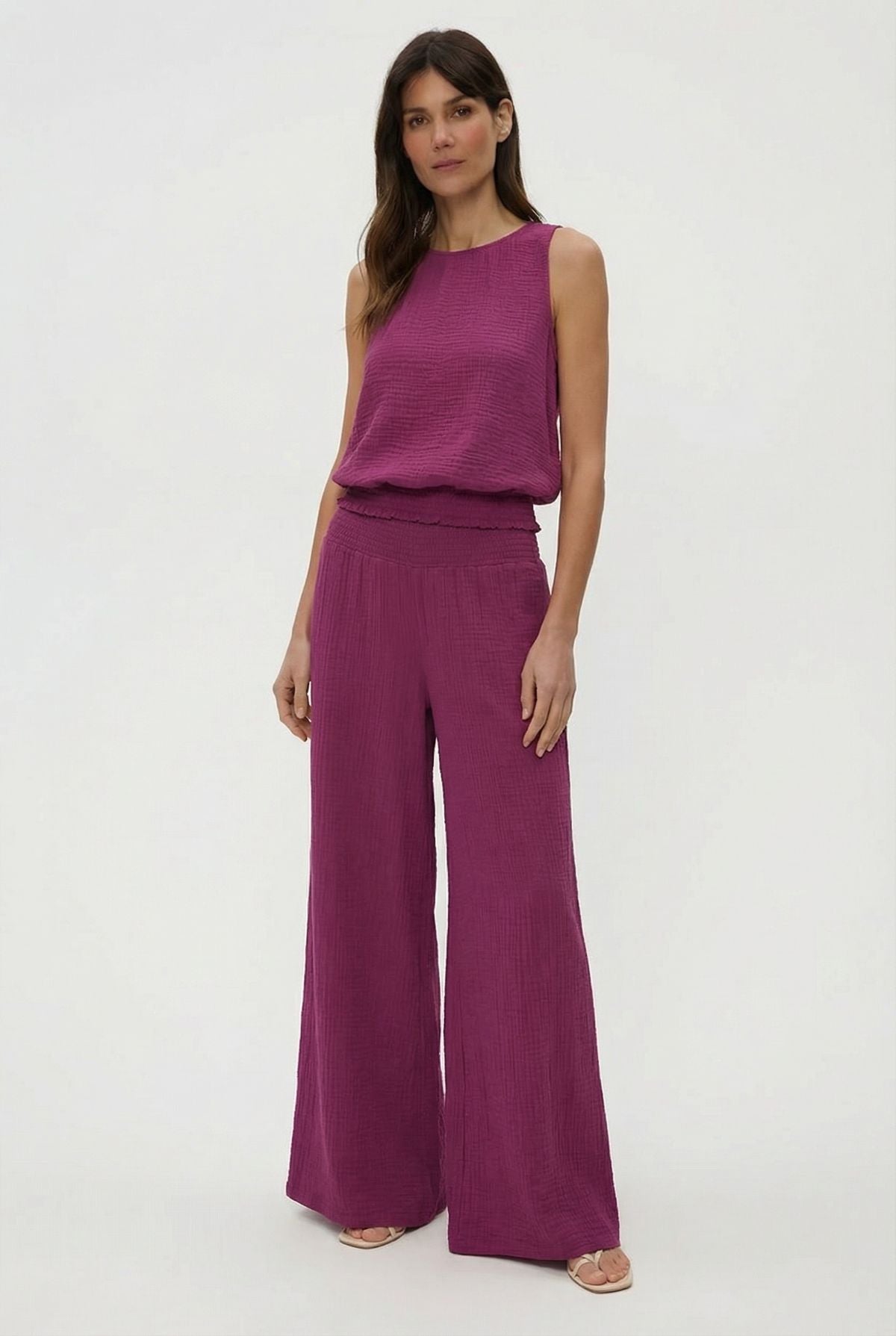 Simba Smocked Waist Pant - FINAL SALE - Michael Stars - COLOR GAME