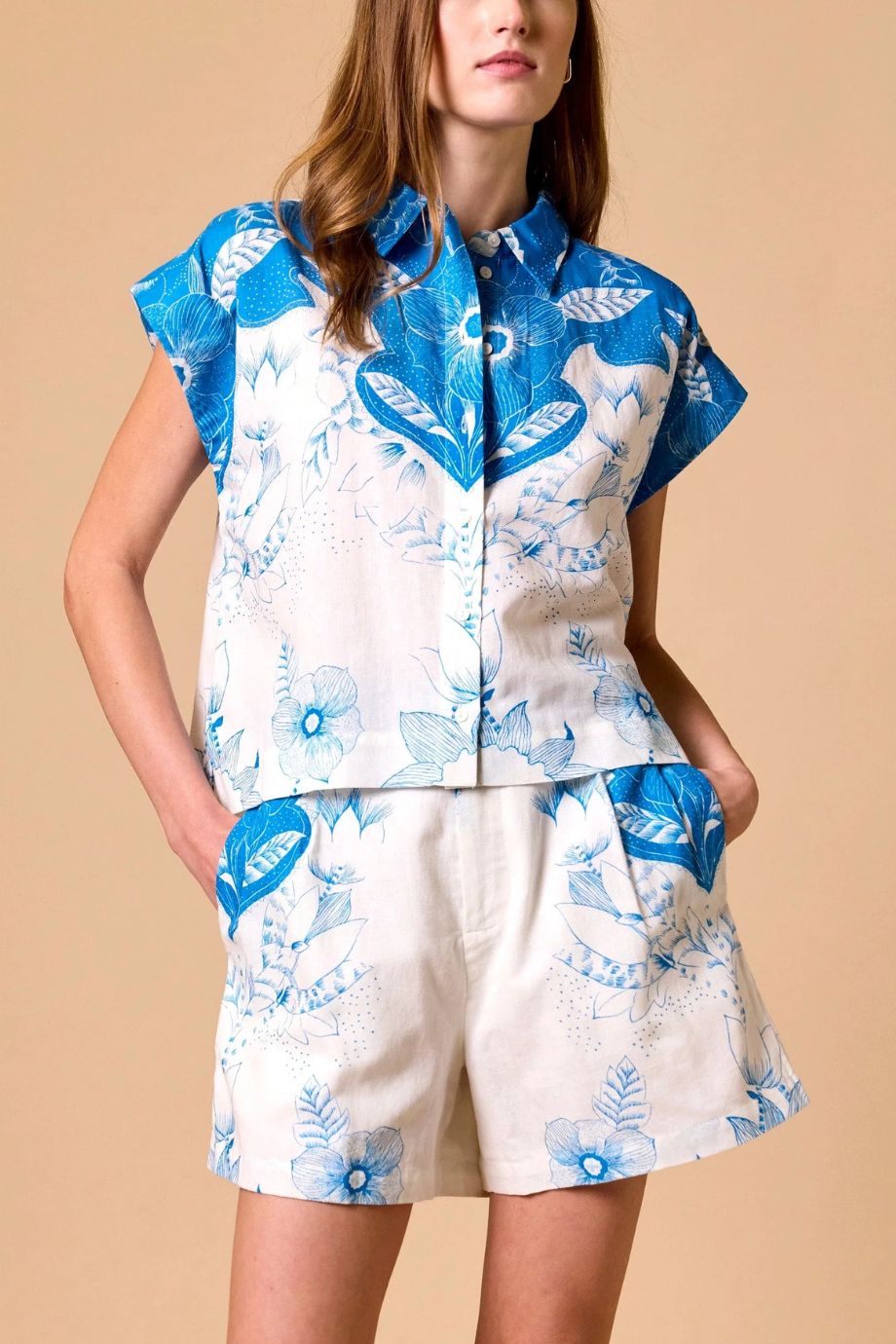 Simone Celestia Print Blouse - Cleobella - COLOR GAME