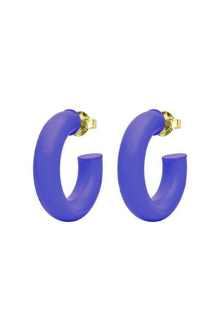 Small Chantal Hoops- Purple - Sheila Fajl - Color Game