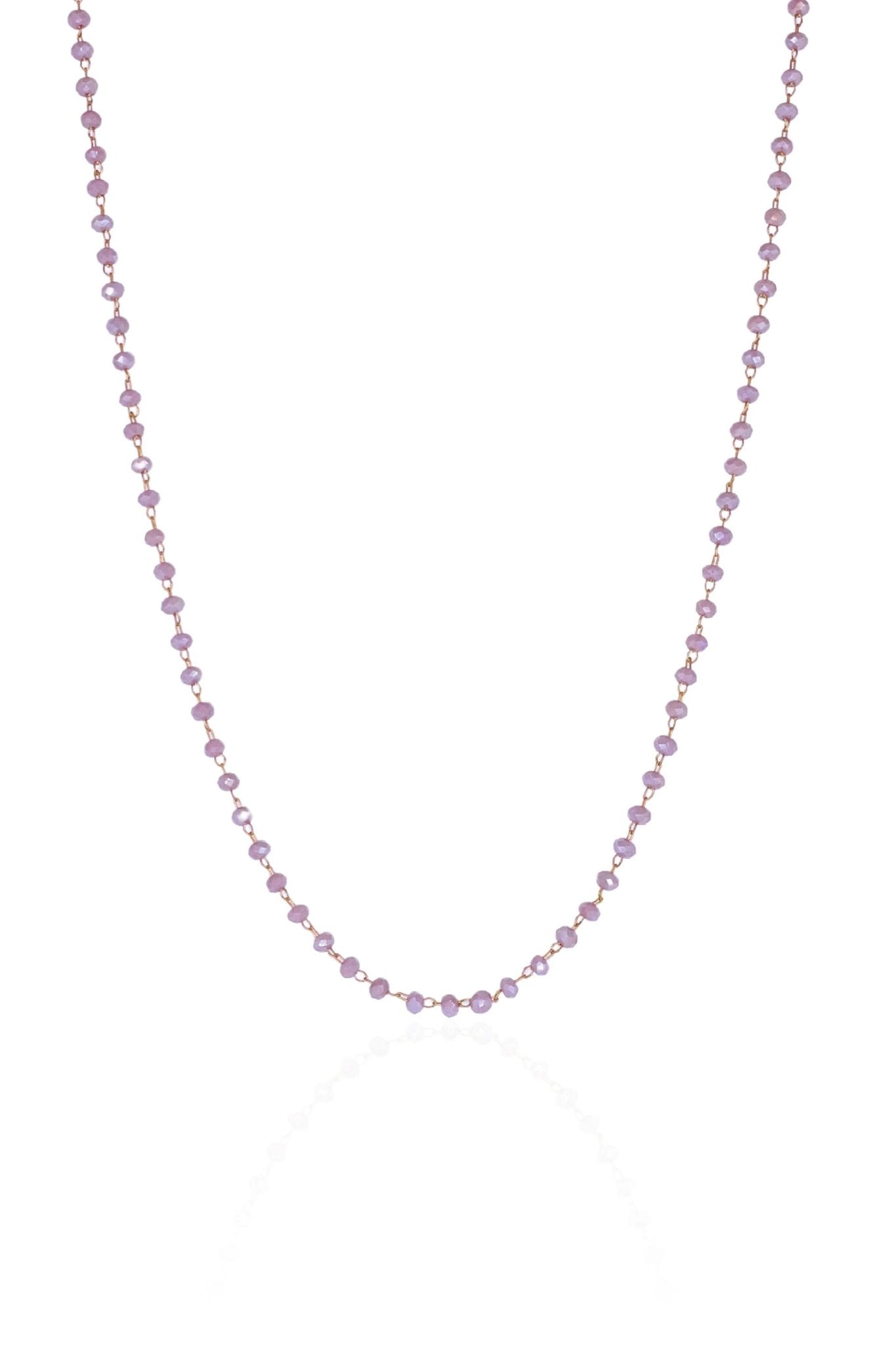 Sprinkle Gem Necklace Amethyst - Lucky Star Jewels - COLOR GAME