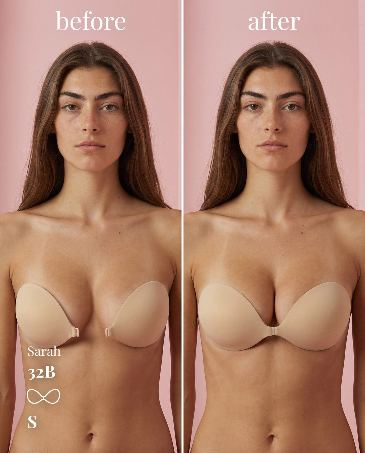 Sticky Boobs Sticky Bra – Adhesive Push-Up Backless Strapless Bra - Sticky Boobs - COLOR GAME