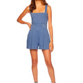 Stretch Denim Apron Romper - Susana Monaco - Color Game