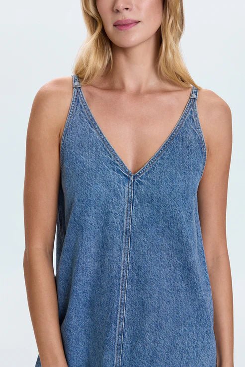 Tavi Pop Over Dress - Pistola - COLOR GAME