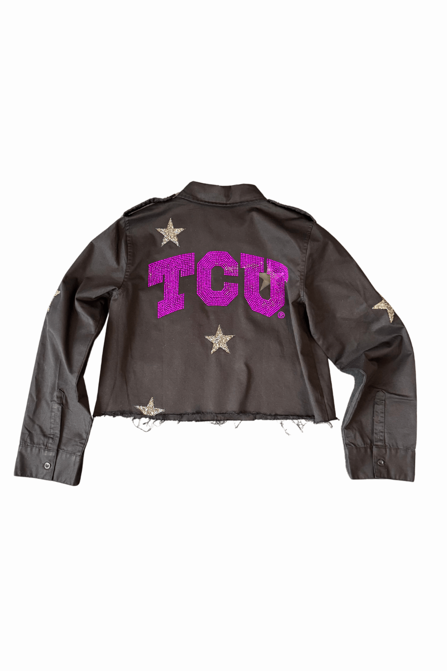 TCU Black Game Day Shacket - Moving Forward Designs - COLOR GAME