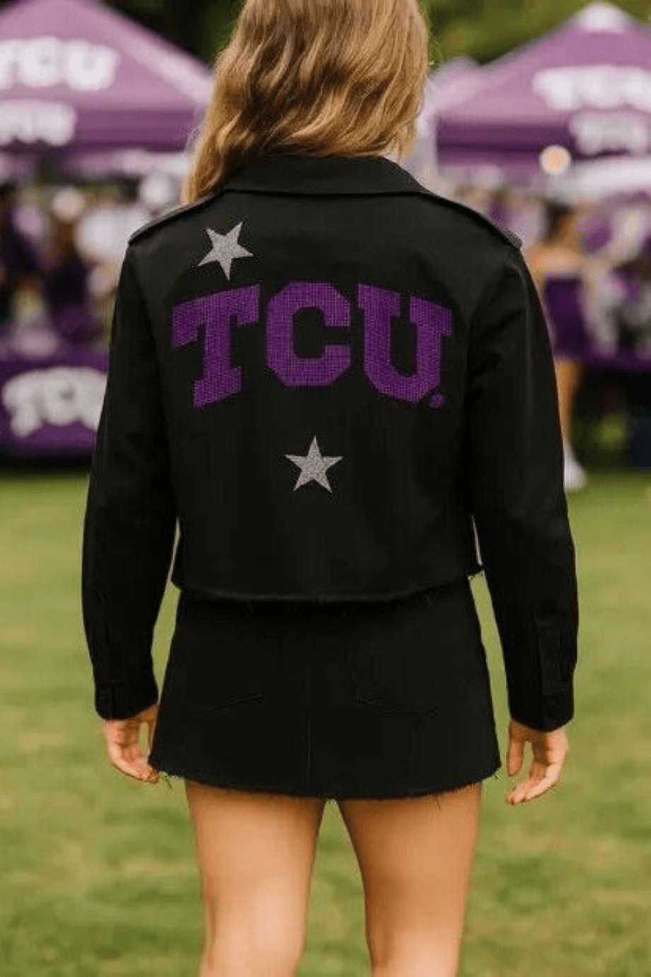 TCU Black Game Day Shacket - Moving Forward Designs - COLOR GAME