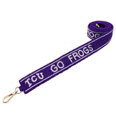 TCU Go Frogs Beaded Bag Strap - Pizzazz, Inc. - COLOR GAME