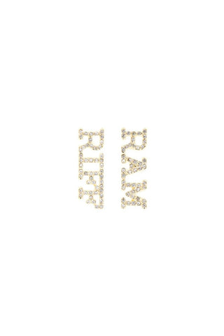 TCU Riff Ram Pavé Rhinestone Stud Earrings - Brianna Cannon - COLOR GAME